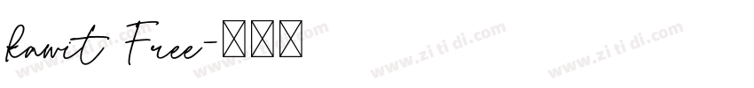 kawit Free字体转换